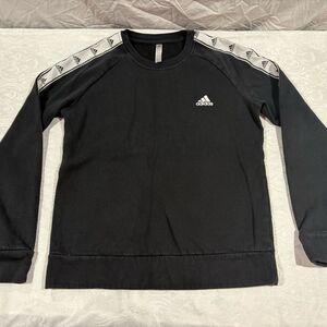 Adidas womans Black Sweatshirt size large